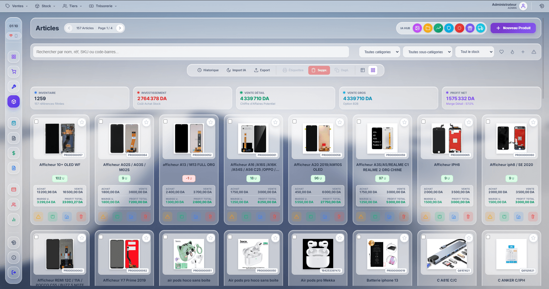 Main Dashboard